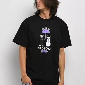 SADBOYZ by Junior H x OTXBOYZ Snowman Black T-Shirt Size 3X